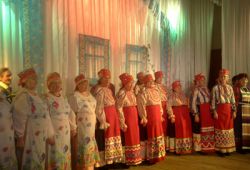 Участники районного конкурса «Я в Россию влюблен»