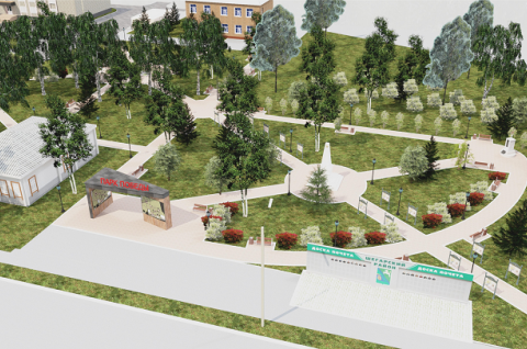 Утвержден дизайн - проект  благоустройства парка Победы в селе Мельниково на улице Ленина